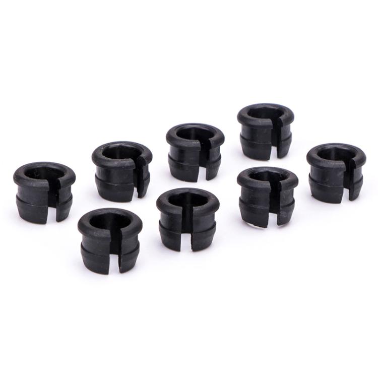 10 black valve adapter sleeves for Schrader-to-Presta rim conversion