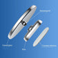 Auxiliary rearview mirror kit with round lens, base, and adhesive pieces shown