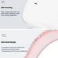 Pink rhinestone-edged LED light strip for vanity mirror