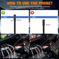 Automotive circuit tester probe positioning for tracing wire with sensor tip