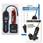 Automotive circuit tester kit in box with receiver probe, sender, and user manual