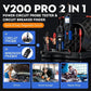 2-in-1 power circuit probe tester and breaker finder with handheld display and probes