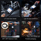 Automobile circuit tester with 1.77-inch color display and included extension cable