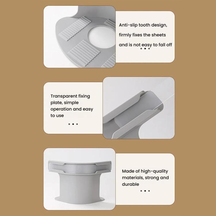 Anti-slip sheet clip with grip teeth design for firmly holding sheets