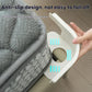Anti-slip sheet clip holding fabric on bed edge, hidden fixer
