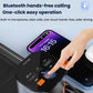 Car Bluetooth USB charger with control buttons and indicator icons