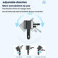 Car charger with adjustable head showing rotating connector direction