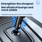 Car cigarette lighter charger with spring clip plug for stable installation