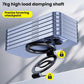 Adjustable magnetic phone mount with damping shaft and rotating ring clamp