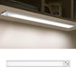 Silver under-rail motion-sensor light bar showing full length and side sensor