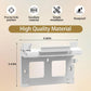 S6880 ABS wall-mount bracket with center slot and mounting holes, 6.88 in wide