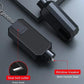 Black car emergency window breaker with keychain, seat-belt cutter and metal hammer head