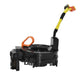 Automotive clock spring coil with steering wheel ribbon cable and orange loop