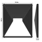 Black silicone protective cover with white insert and side tab