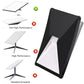 Black silicone protective cover with white insert, angled close-up