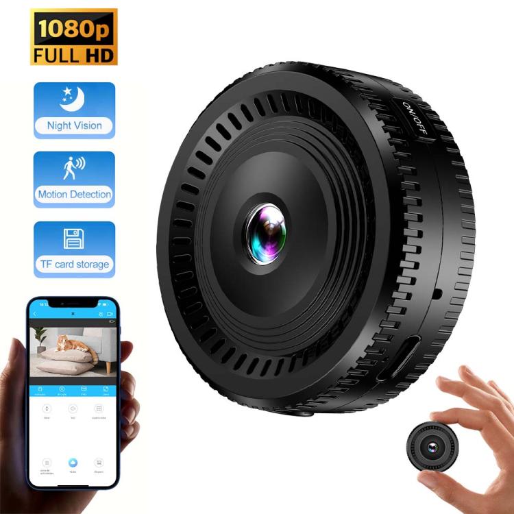 Black fisheye wide-angle lens with rainbow optic, shown with a smaller lens unit
