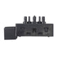 Car seat control switch module side view with five raised pin posts