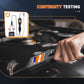 Continuity testing car circuit probe tester with handheld meter and two lead probes