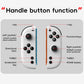 White split controllers diagram showing joystick and function keys
