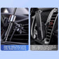 Car air vent phone holder with mounted cradle, black
