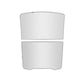 Light gray sunroof sunshade for Model Y, two-piece curved insert set