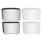 Model Y sunroof sunshade set, black and light gray two-piece inserts