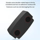 Armrest storage box insert with two circular openings, dark matte black