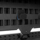 Black MOLLE trunk panel hook mounted on perforated panel