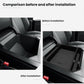 Center console storage box for Tesla Cybertruck, installed in front console compartment
