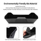 Seat storage box with anti-slip silicone pad liner for quiet, secure fit