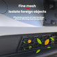 Fine hexagon mesh air intake screen panel for blocking debris