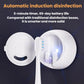 White UV sterilizer case with toothbrush inside, lid open