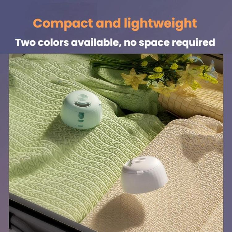 Compact UV sterilizer case for toothbrush storage, two units shown