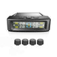 TPMS tire pressure monitor with screen and four black sensors labeled FL, FR, RL, RR