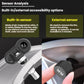TPMS sensor analysis comparing built-in and external installation options