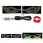 Car LED eye sticker decals with bright multicolor animated glow effect