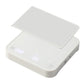 White smart electronic kitchen scale with digital display and tare button