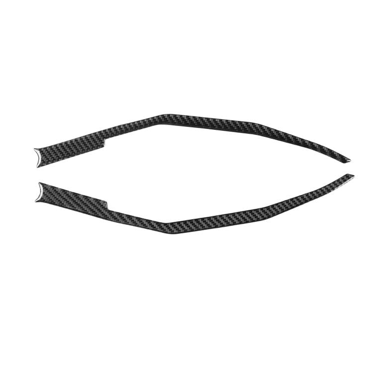 Black carbon-look handguard lower cover set, two matching pieces