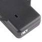 Black plastic housing with white connector slot at one end