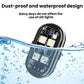 Wireless LED motorcycle taillight unit with sealed housing and interior circuit LEDs