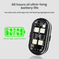 Wireless LED motorcycle taillight housing with visible LEDs and control electronics