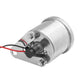 Motorcycle speedometer gauge back housing with wires, mounting bolts, silver body
