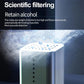 White filter top of breath alcohol tester with small vent holes