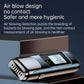 Handheld non-contact breathalyzer alcohol meter with LCD screen and LED indicators