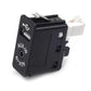 Black AUX-IN switch panel with USB port view from the side