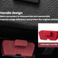 Red silicone OBD port cover with extended handle for easy removal