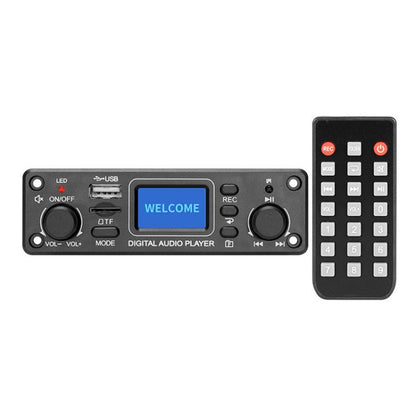 Digital audio player module with USB port, TF slot, and large volume knobs