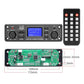 Digital audio player module front with remote and visible internal circuit board
