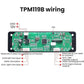 TPM119B wiring circuit board with labeled power, AUX, and output terminals