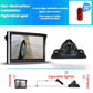 5-inch car monitor display and black reversing camera module with mounting base